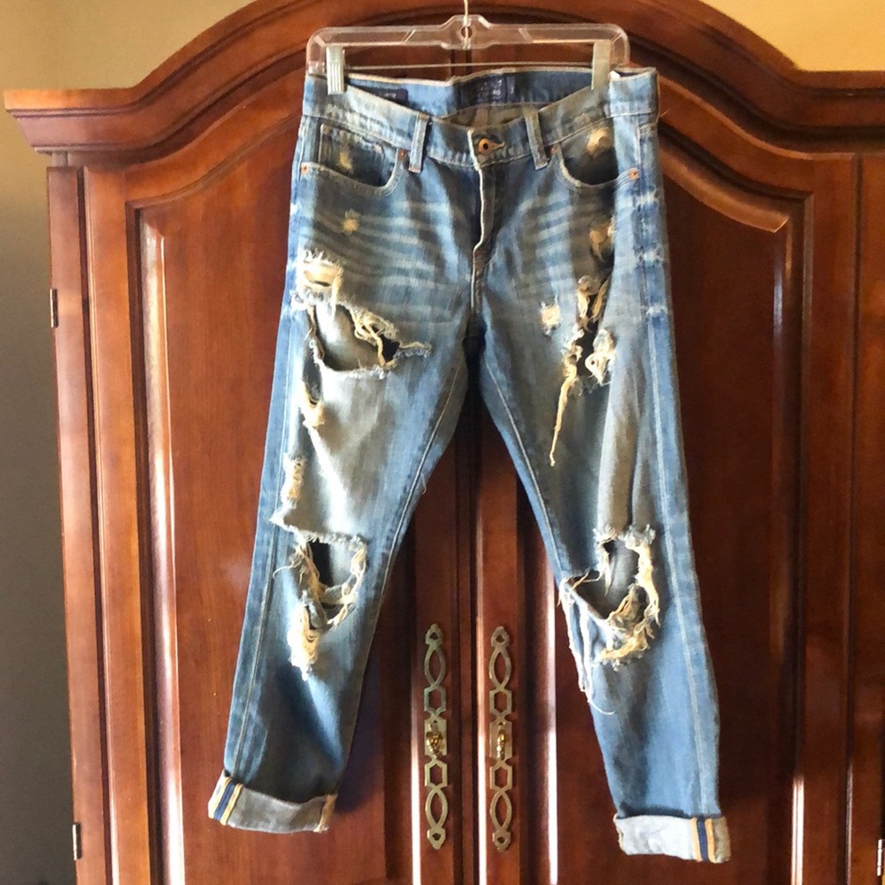 Lucky Brand Sienna Cigarette Jean So soft distressed destroyed
